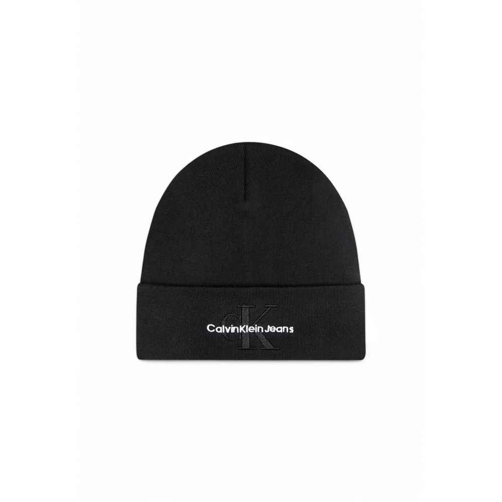 Calvin Klein Jeans Black Organic Cotton Caps Baseball Hat