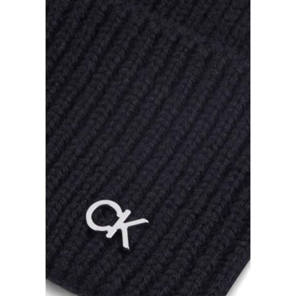 Calvin Klein Black Wool Caps Baseball Hat