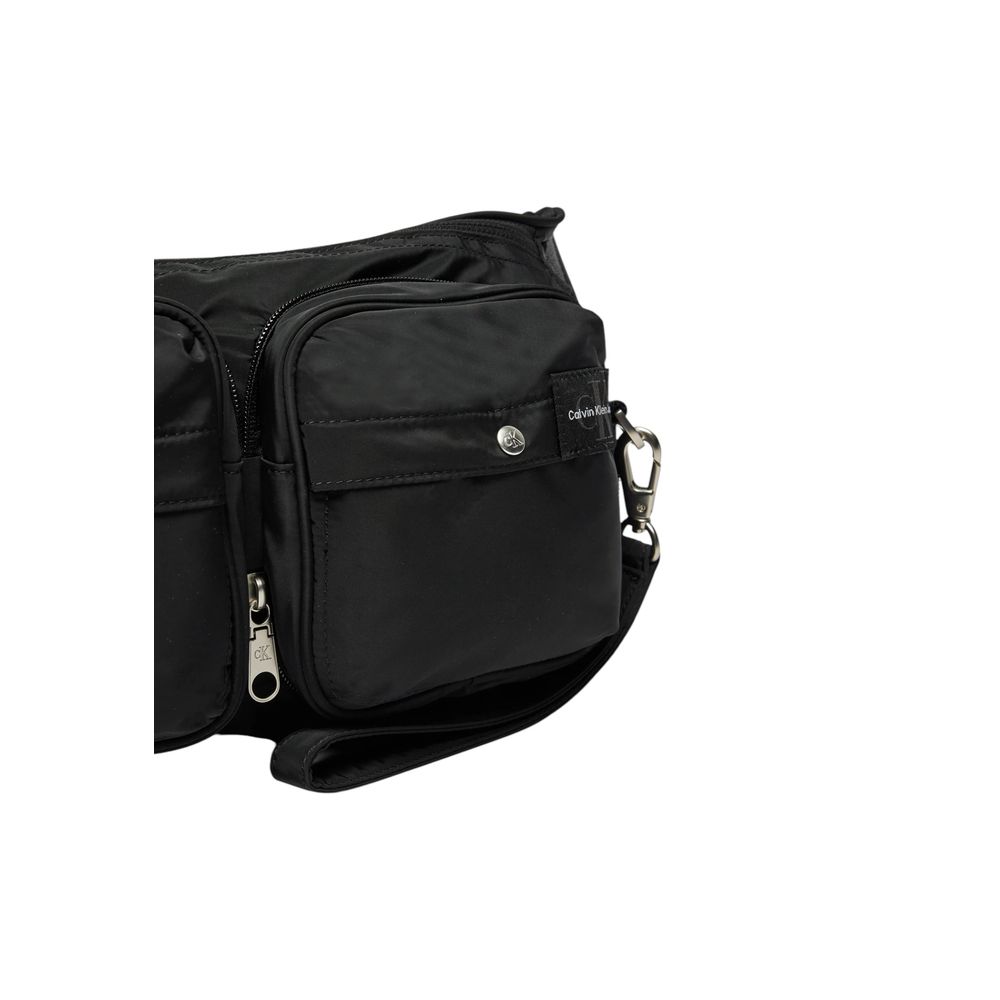 Calvin Klein Jeans Black Recycled Polyester Belt Bag