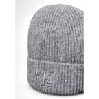 Calvin Klein Gray Marabou Caps Baseball Hat
