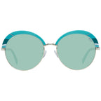 Emilio Pucci Turquoise Metal & Plastic Sunglasses