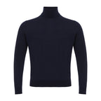 Colombo Blue Cashmere Turtleneck