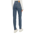 Calvin Klein Jeans Blue Cotton Mom Jean