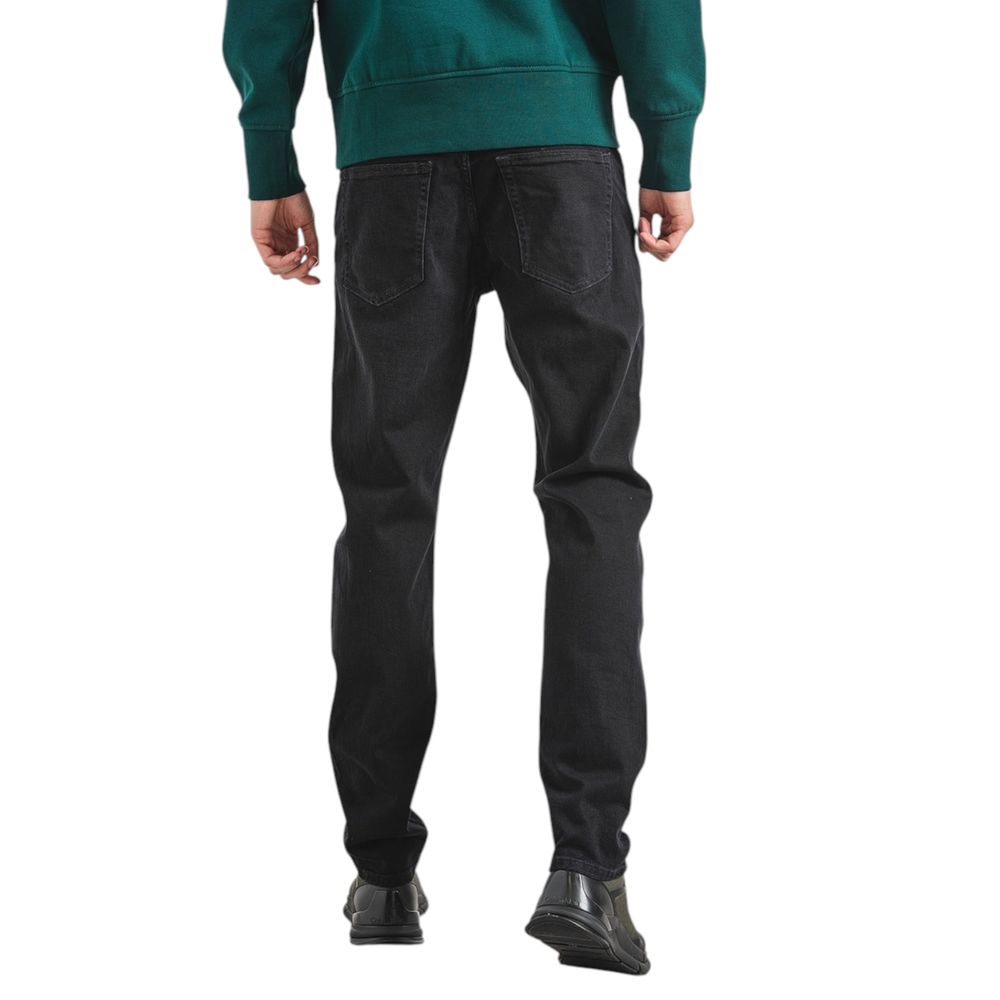Calvin Klein Jeans Black Cotton Slim Fit Jean