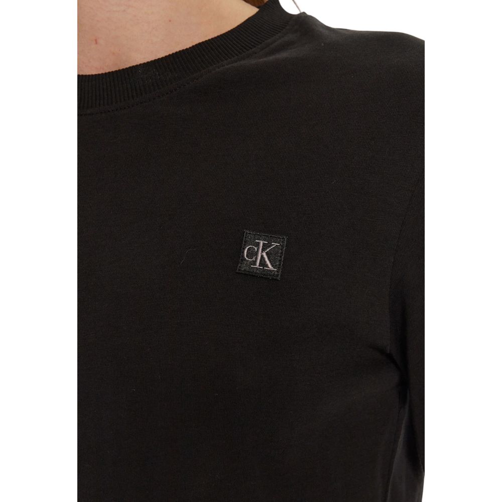 Calvin Klein Jeans Black Cotton T-Shirt