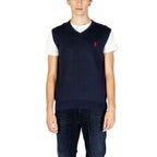 U.S. POLO ASSN. Blue Cotton Waistcoat