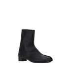 Margiela Black Camel Hair  Flat Boots