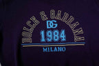 Dolce & Gabbana Blue 1984 Milano CrewNeck Sweatshirt Sweater