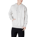 Calvin Klein Jeans Gray Cotton Hoodie