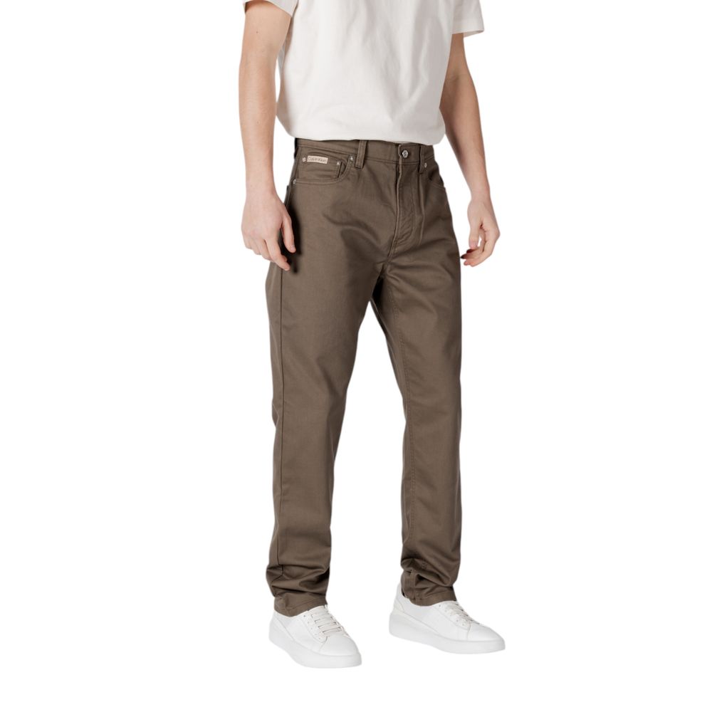 Calvin Klein Jeans Green Cotton Pant