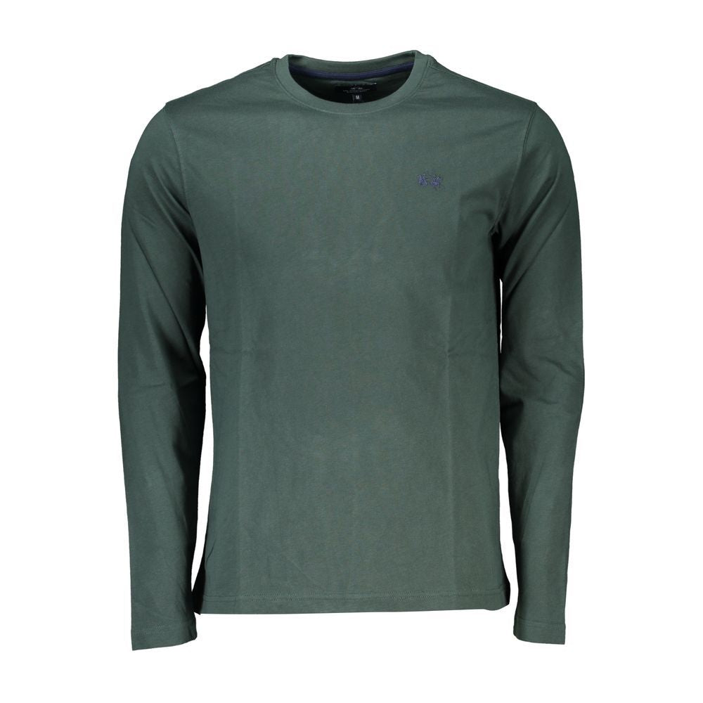 La Martina Green Cotton Sportswear