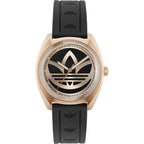 Adidas Black Synthetic Dress Watch
