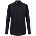 Dolce & Gabbana Navy Blue Cotton Dress Shirt