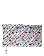 Dolce & Gabbana Multicolor Stripes Seashells Beach Towel