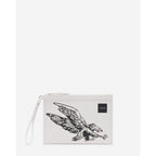 Lanvin White Leather Men Pouch Wallet
