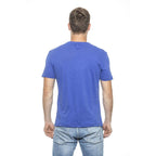 Billionaire Italian Couture Light Blue Cotton T-Shirt