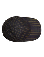 Dolce & Gabbana Brown Stripes Cotton 6 Panels Baseball Cap