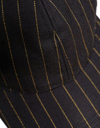 Dolce & Gabbana Brown Stripes Cotton 6 Panels Baseball Cap