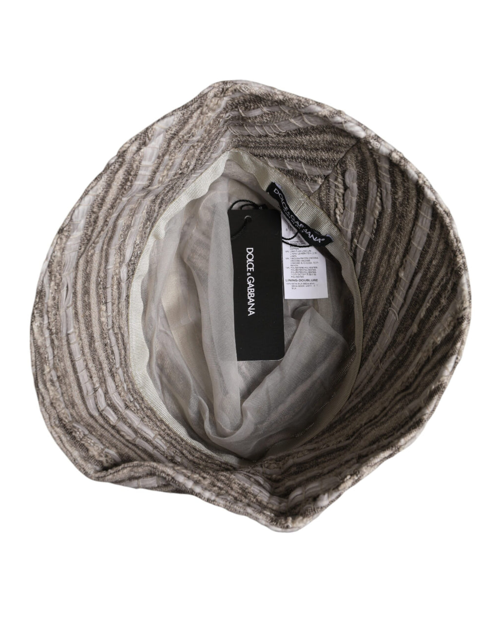 Dolce & Gabbana Multicolor Stripes Cotton Bucket Cap