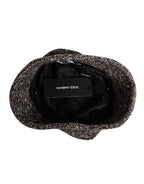 Dolce & Gabbana Brown Alpaca Wool Woven Bucket Hat