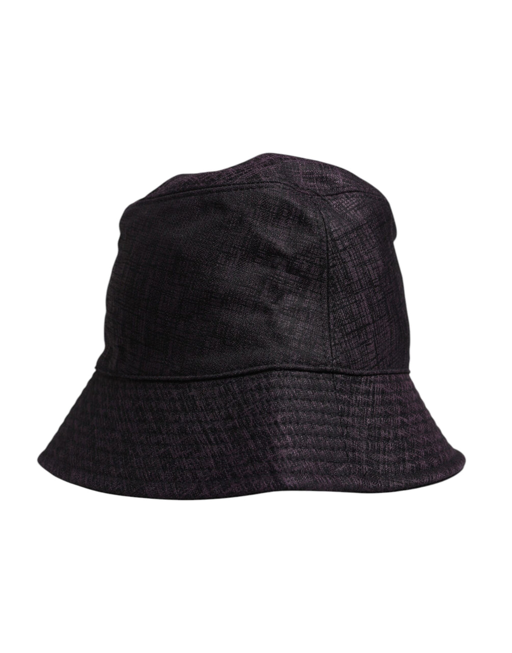 Dolce & Gabbana Black Wide Brim Nylon Bucket Hat