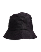 Dolce & Gabbana Black Wide Brim Nylon Bucket Hat