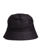 Dolce & Gabbana Black Wide Brim Nylon Bucket Hat