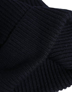 Dolce & Gabbana Black Cashmere Knitted Winter Beanie Hat