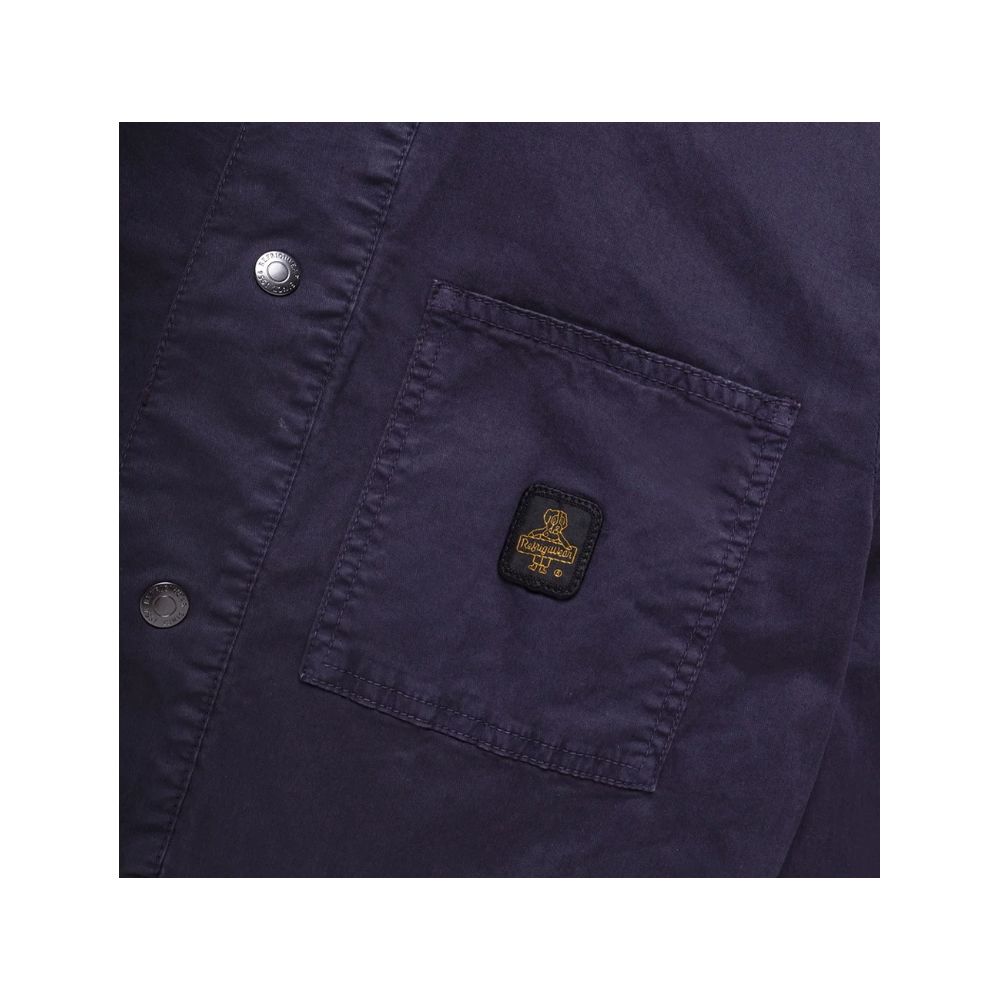 Refrigiwear Blue Cotton Men's Jacket