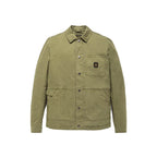 Refrigiwear Green Cotton Men Jacket