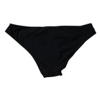 Dolce & Gabbana Black Nylon Stretch Mid Waist Panty Underwear