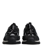 Dolce & Gabbana Black Mesh Sorrento Trekking Sneakers Shoes
