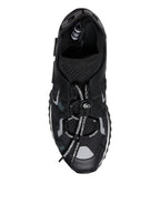 Dolce & Gabbana Black Mesh Sorrento Trekking Sneakers Shoes