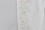 Dolce & Gabbana White Floral Cutout Dress Sicily Pants