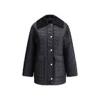 Ganni Gray Nylon Coat