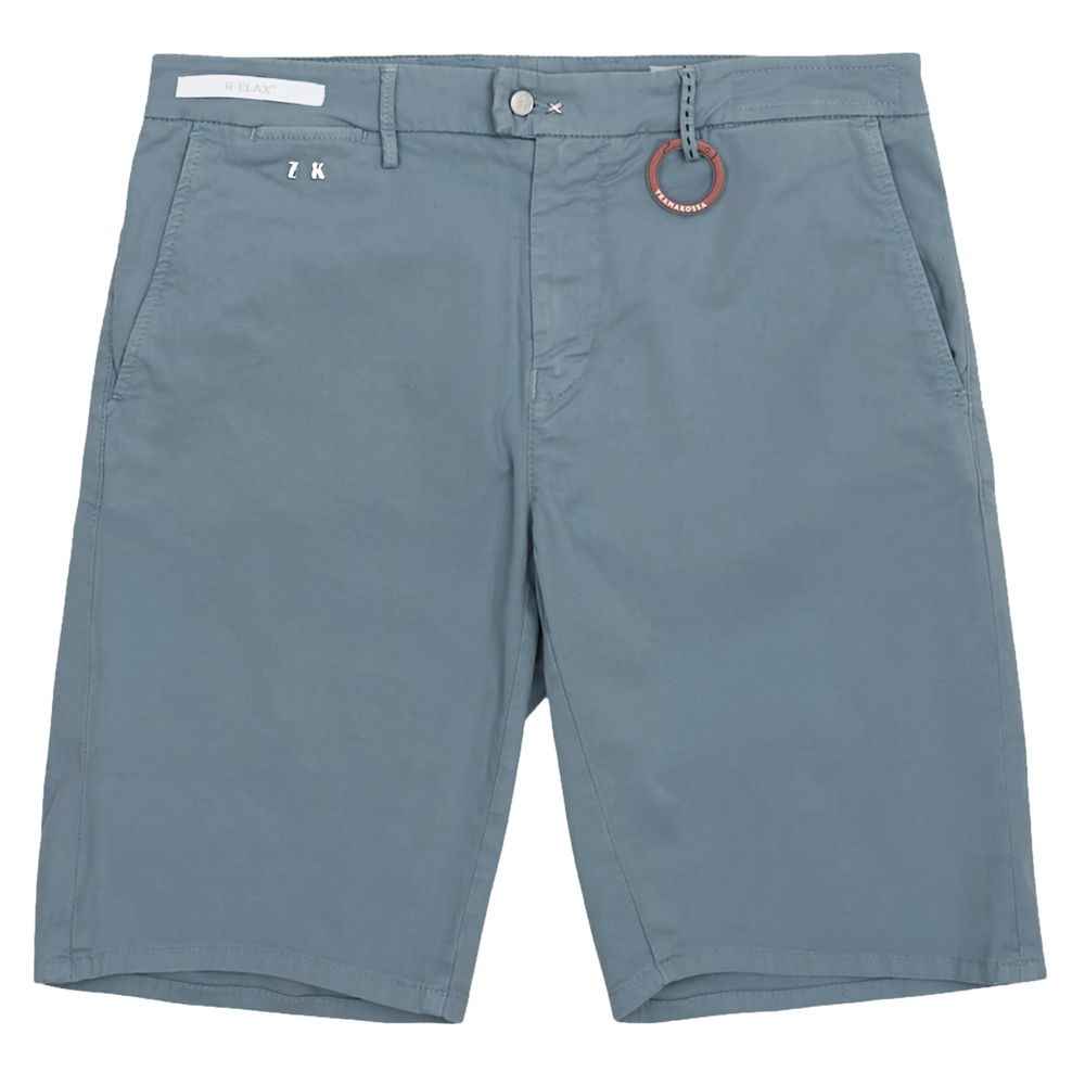 Tramarossa Light Blue Linen Men Short