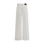 Brunello Cucinelli White Cotton Jeans Denim