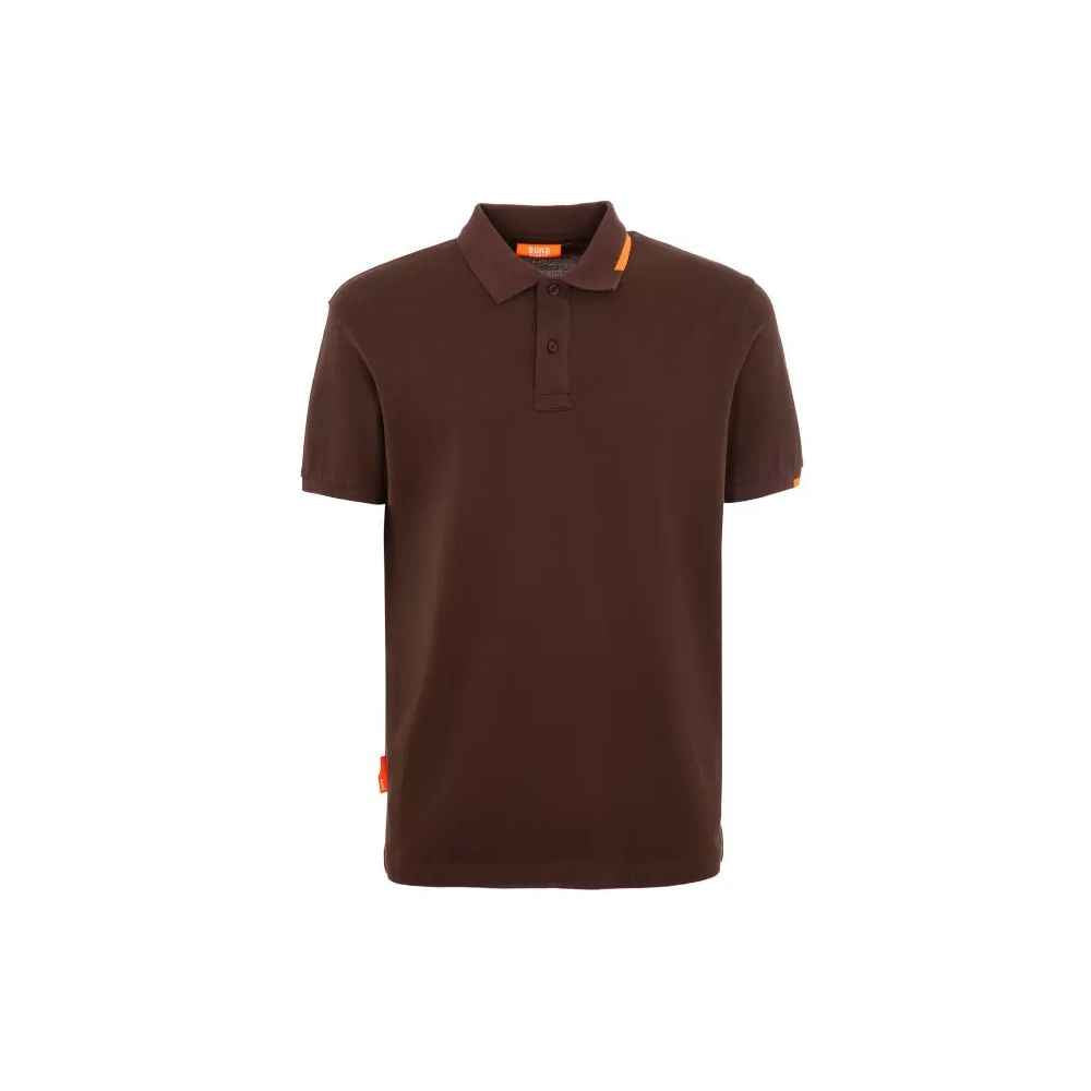 Suns Brown Cotton Polo Shirt