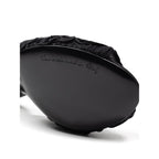 Dolce & Gabbana Black Cotton Mules