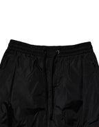 Dolce & Gabbana Black Nylon Cargo Jogger Men Sweatpants Pants