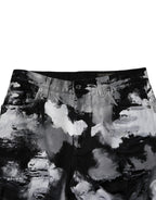 Dolce & Gabbana Multicolor Camouflage Tattered Skinny Denim Jeans