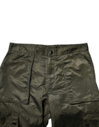 Dolce & Gabbana Dark Green Nylon Cargo Pants