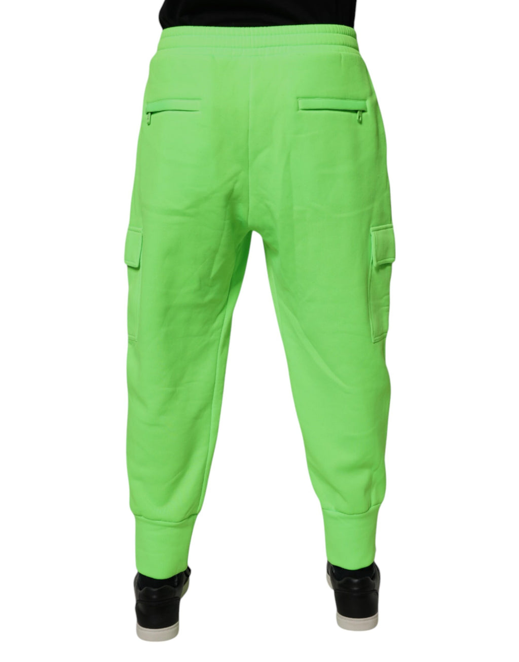 Dolce & Gabbana Neon Green Cargo Jogger Men Sweatpants Pants