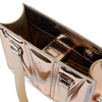 Ferrari Gray Leather Handbag