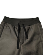 Dolce & Gabbana Brown Lambskin Leather Men Sweatpants Pants