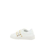 Valentino Garavani White Calf Leather Bos Taurus Low Top Sneakers