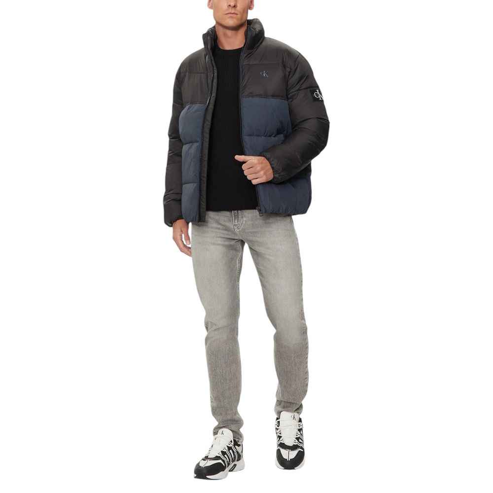 Calvin Klein Jeans Blue Recycled Polyamide Jackets & Coat