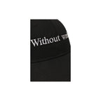 Diego Venturino Black Cotton Hats & Cap