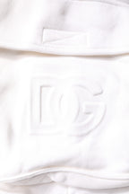 Dolce & Gabbana White Cotton Cargo Bermuda Sweatshorts Shorts