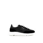Axel Arigato Black And White Fabric And Leather Sneaker